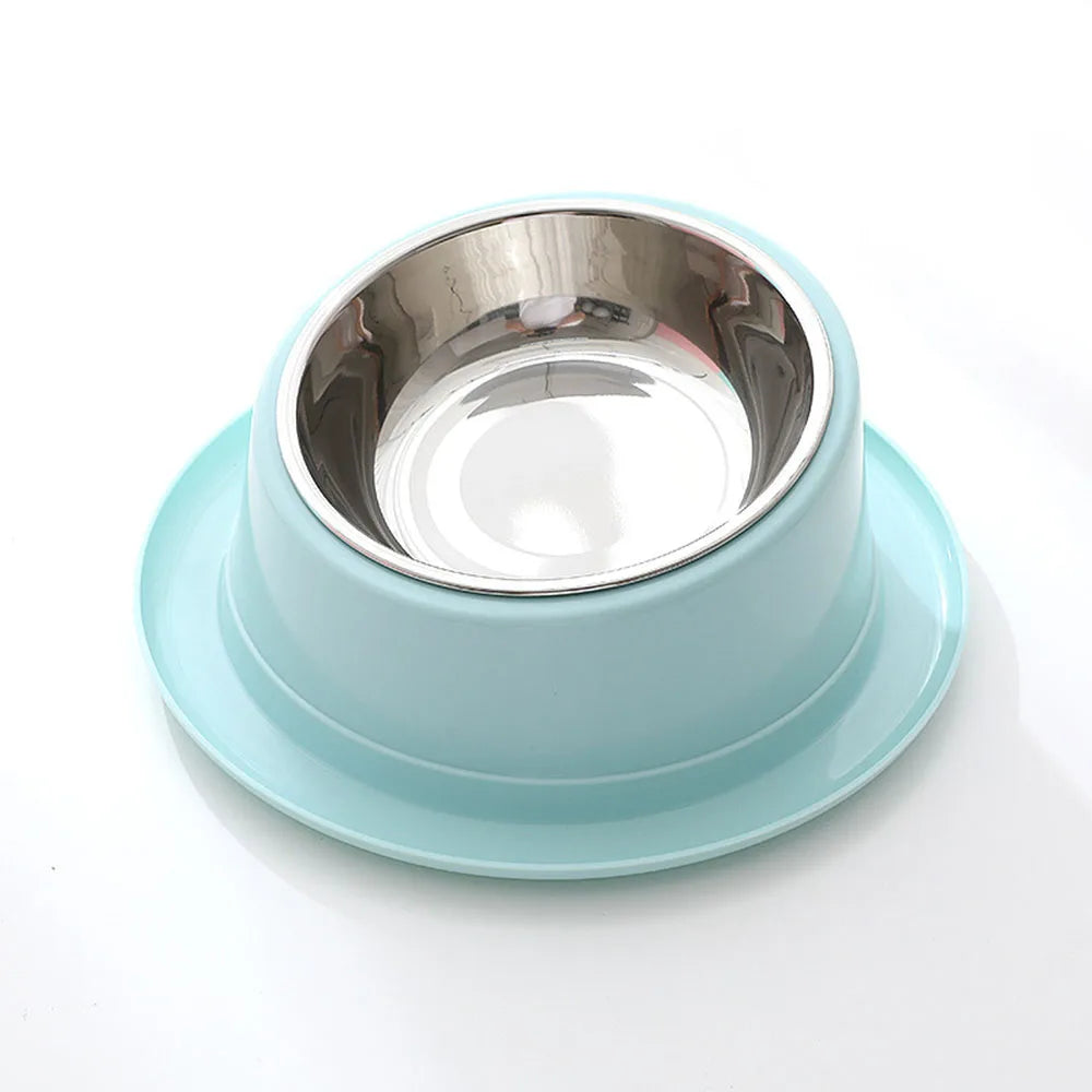Tilted Food Dish with Non-Skid Stand