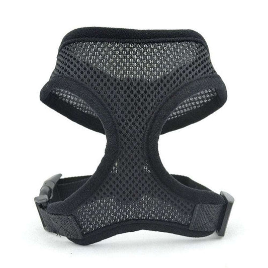 Breathable Nylon Dog Harness | Adjustable Vest for Small, Medium & Large Pets | Comfortable Mesh Walk-Out Collar with Chest Strap Leash