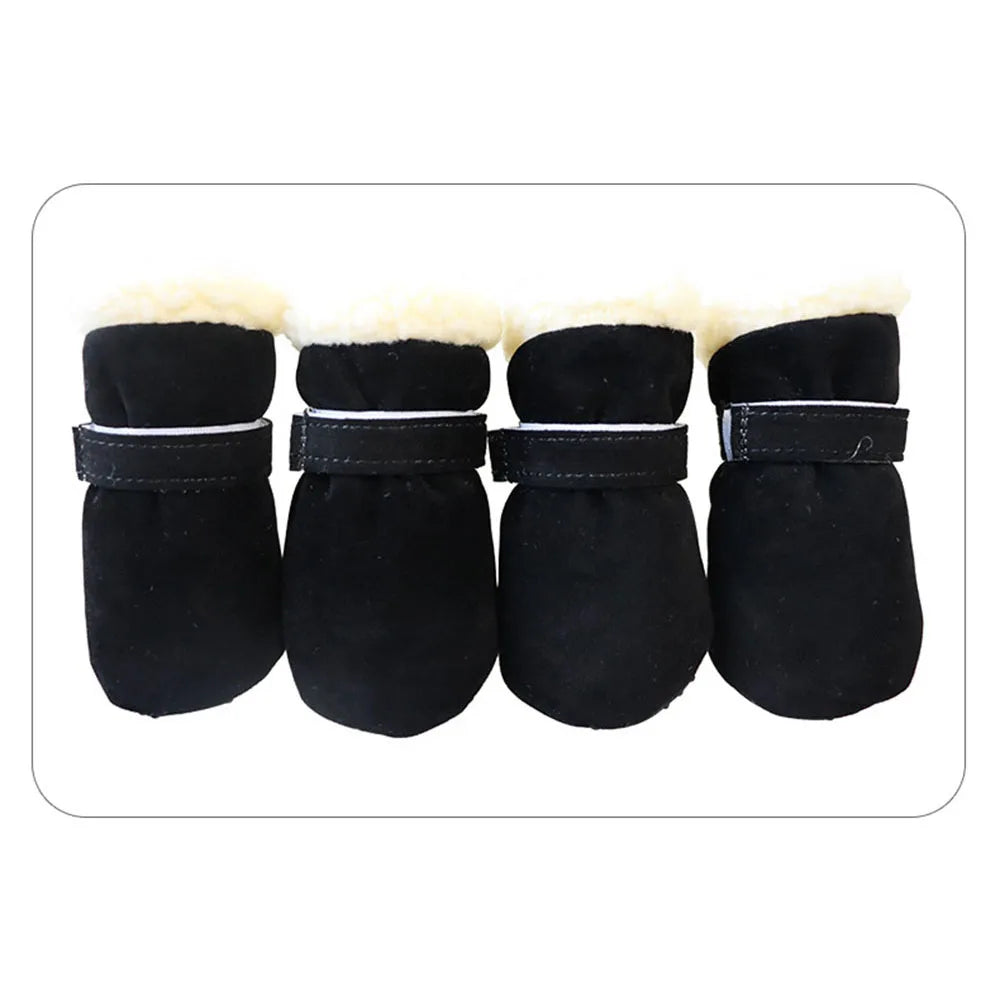 Dog Snow Boots with Anti-Slip Sole