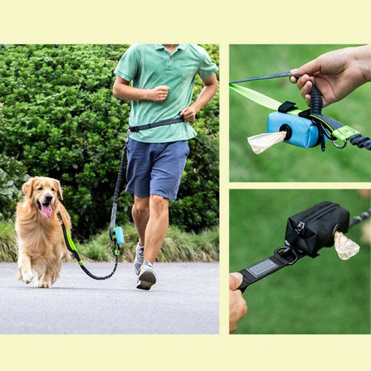 Adjustable Dog Poop Bag Dispenser | Pet Waste Bag Holder for Leash | Portable Garbage Bag Dispenser for Pet Cleaning