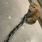 Huge Plastic Simulated Iron Dog Chain Leash