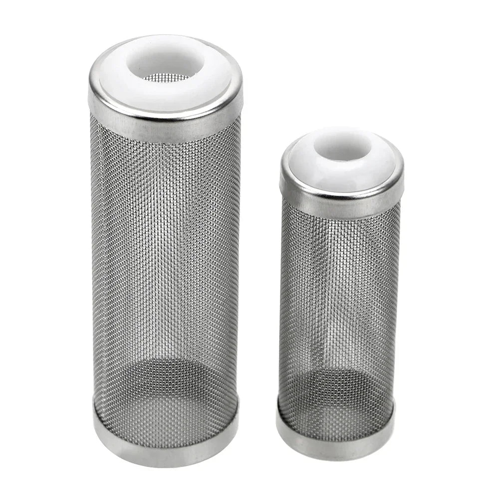 Stainless Steel Aquarium Filter Inlet Protective Sleeve | Rust-Resistant Fish Tank Screen Guard for Effective Filtration