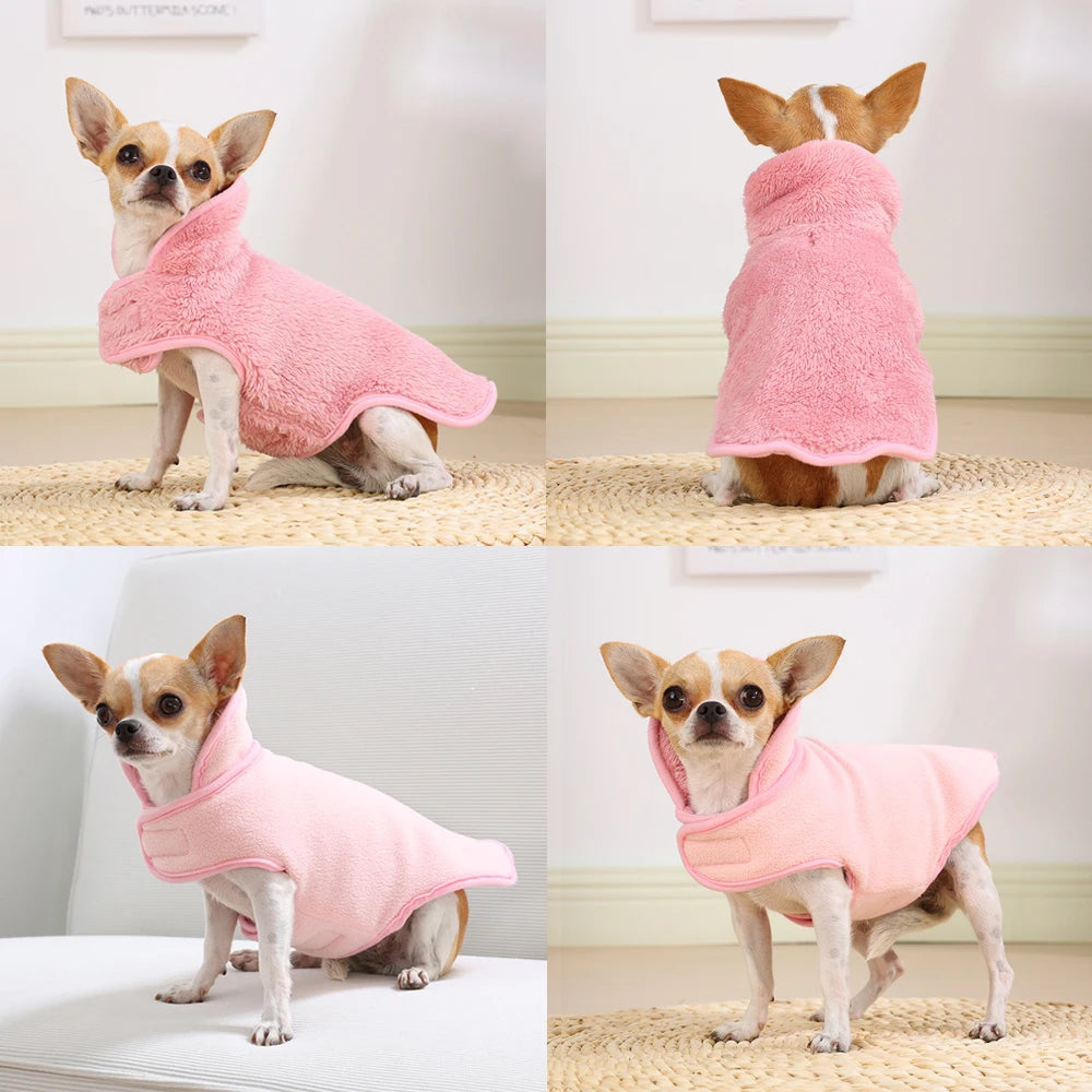 Warm Winter Reversible Dog Jacket