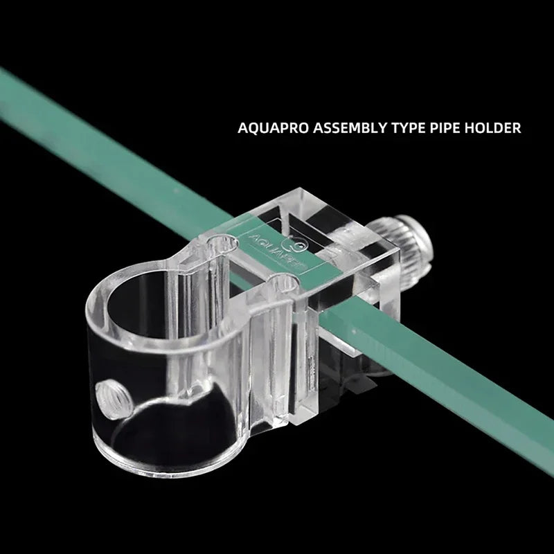 Split Water Pipe Fixing Bracket for Aquariums | Secure Inlet and Outlet Pipe Holder for Fish Tanks