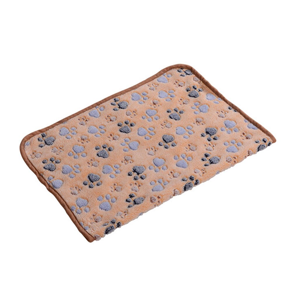 Soft and Fluffy Pet Blanket | Warm and Cute Cartoon Pattern Bed Mat for Dogs and Cats