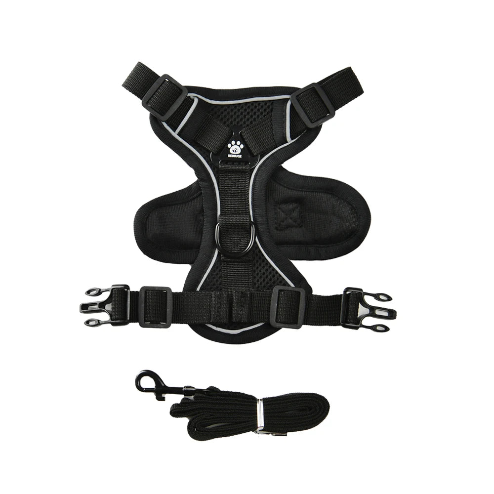 Reflective Cats Harness Leash | S-XL Available