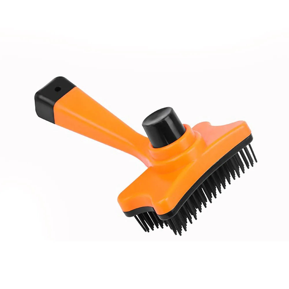 Dog & Cat Grooming Brush with Self-Cleaning Bristles