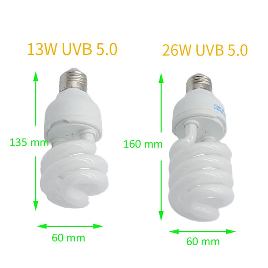 UVB Calcium Supplement Lamp | 13W & 26W