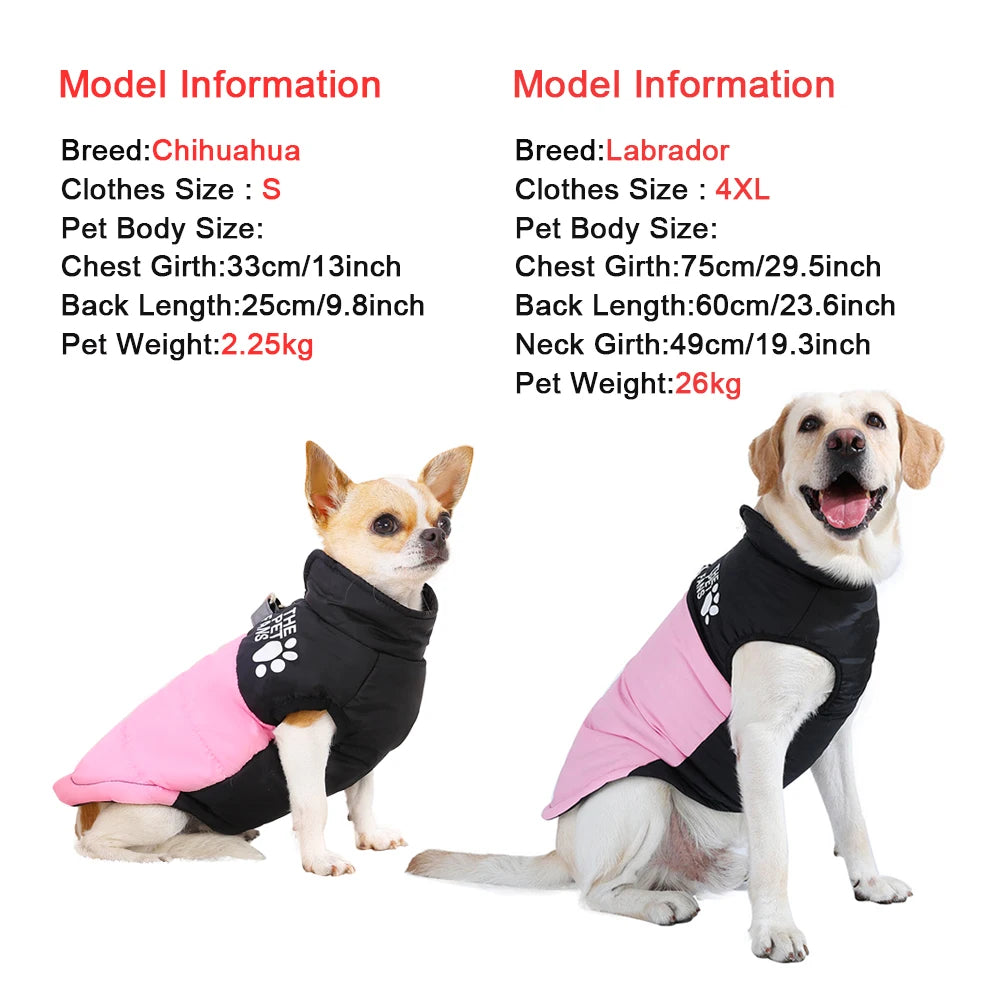 Warm Winter Pet Dog Jacket | XS-6XL Available