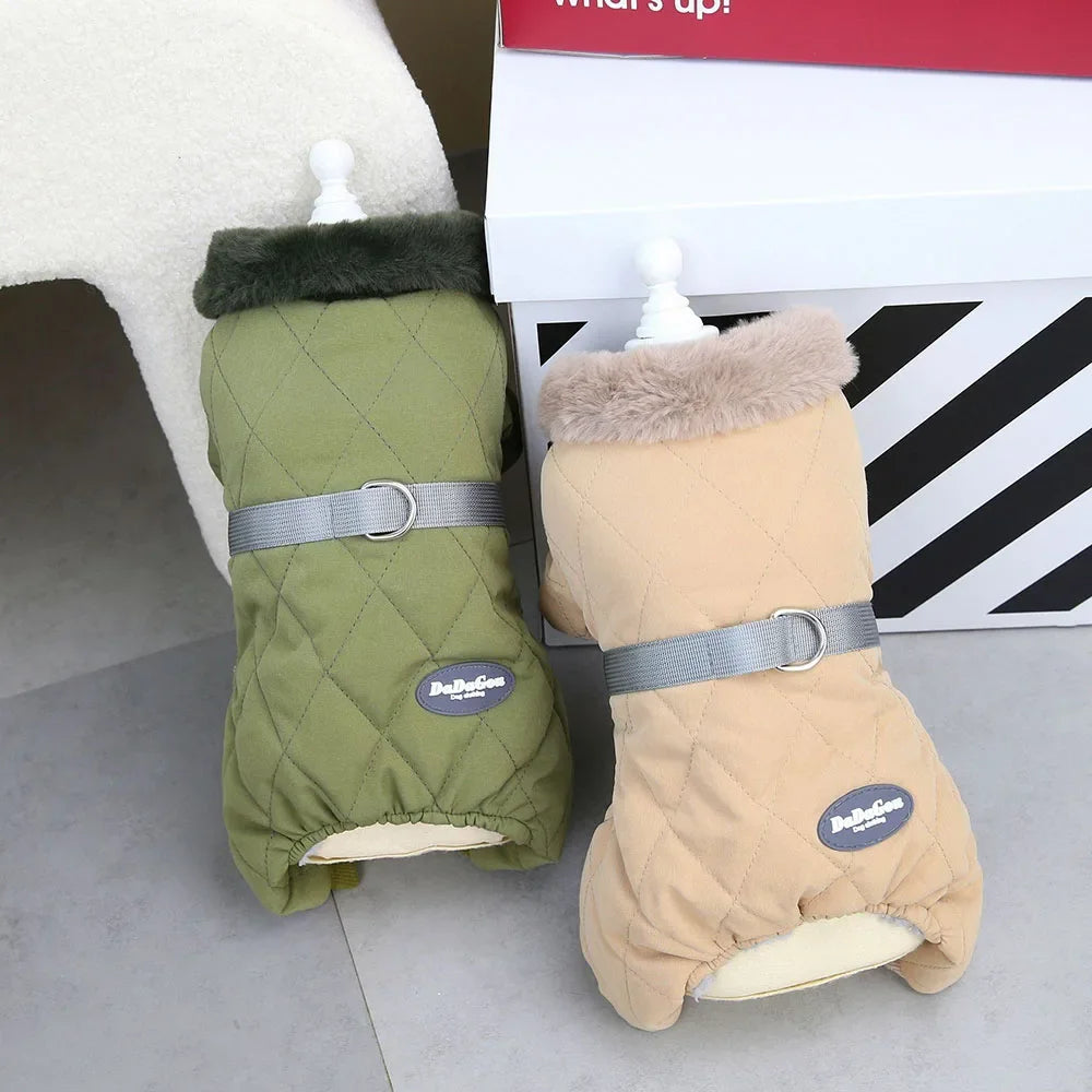 Winter Warm Jumpsuit for Small Dogs