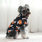 Halloween Dog Jacket Coat | Funny Pumpkin Print