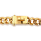 Large Dog Chain Collar | 19mm Gold Buckle