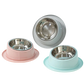 Tilted Food Dish with Non-Skid Stand