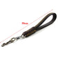 Short Dog Leash Lead | Padded Handle | Heavy Duty Real Leather | Training & Control for Small, Medium, Large Dogs