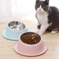 Tilted Food Dish with Non-Skid Stand