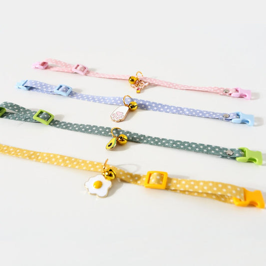 Adjustable Cat Bell Collar | Safety Pendant