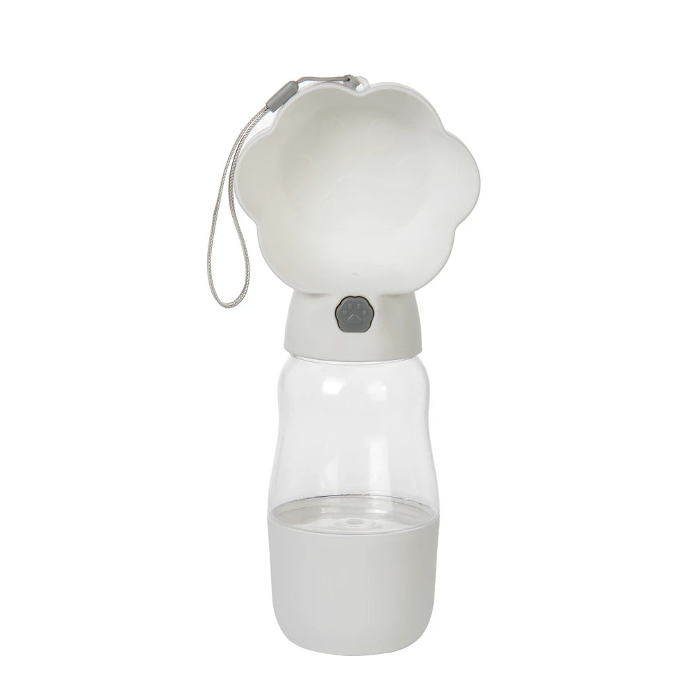 2 in 1 Dog Water Bottle with Food Container