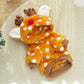 Christmas Reindeer Pet Hoodie