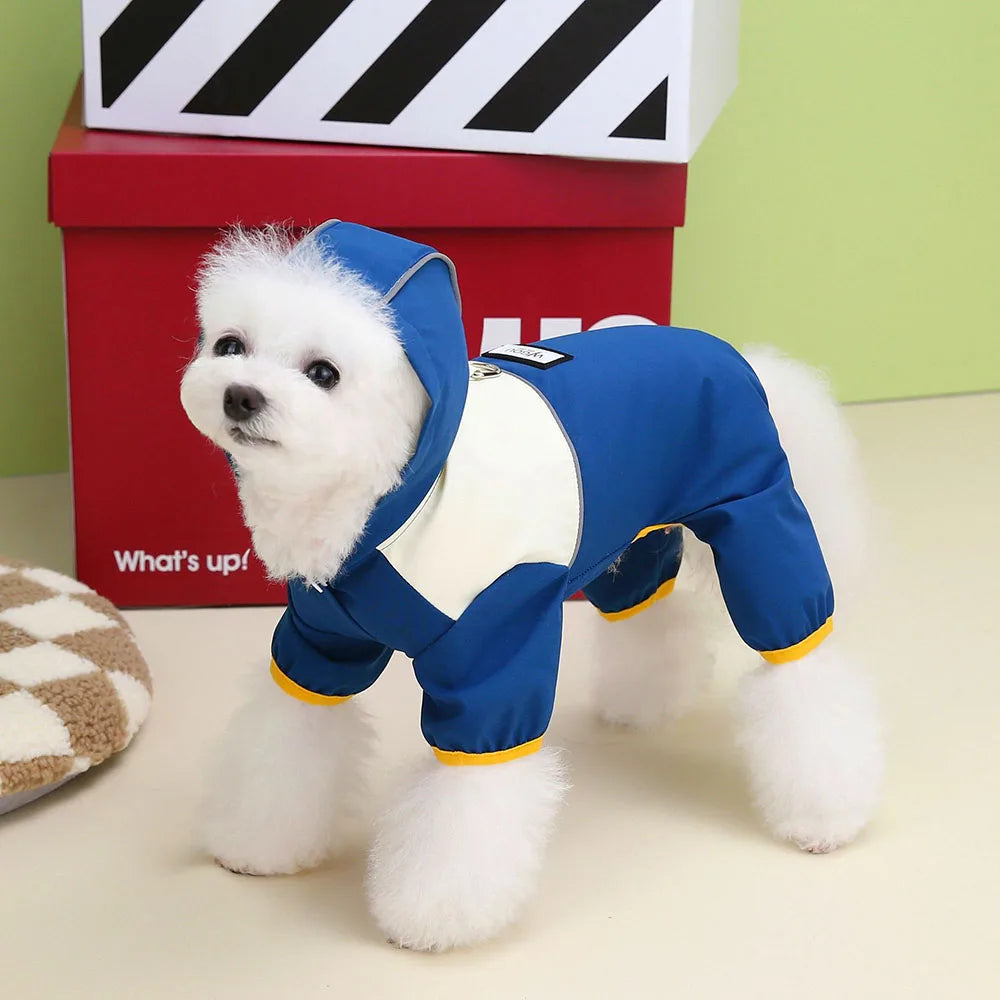Waterproof Pet Raincoat with Hood