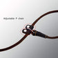 Handmade Genuine Leather Slip Dog Leash for Small to Medium Dogs | Soft and Durable Training & Walking Collar