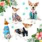 Dog Hawaiian Shirt for Small to Medium Pets