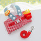 Cartoon Pet Harness Leash Sun Hat Set