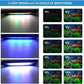 Mini Clip-On LED Aquarium Light | Four Colour Full Spectrum Fish Tank Lamp for Plant Growth & Decoration