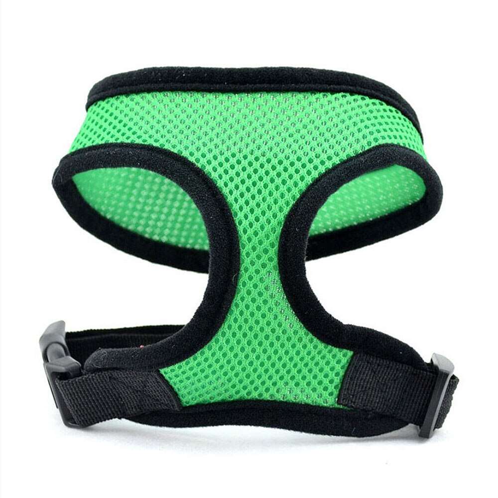 Breathable Nylon Dog Harness | Adjustable Vest for Small, Medium & Large Pets | Comfortable Mesh Walk-Out Collar with Chest Strap Leash