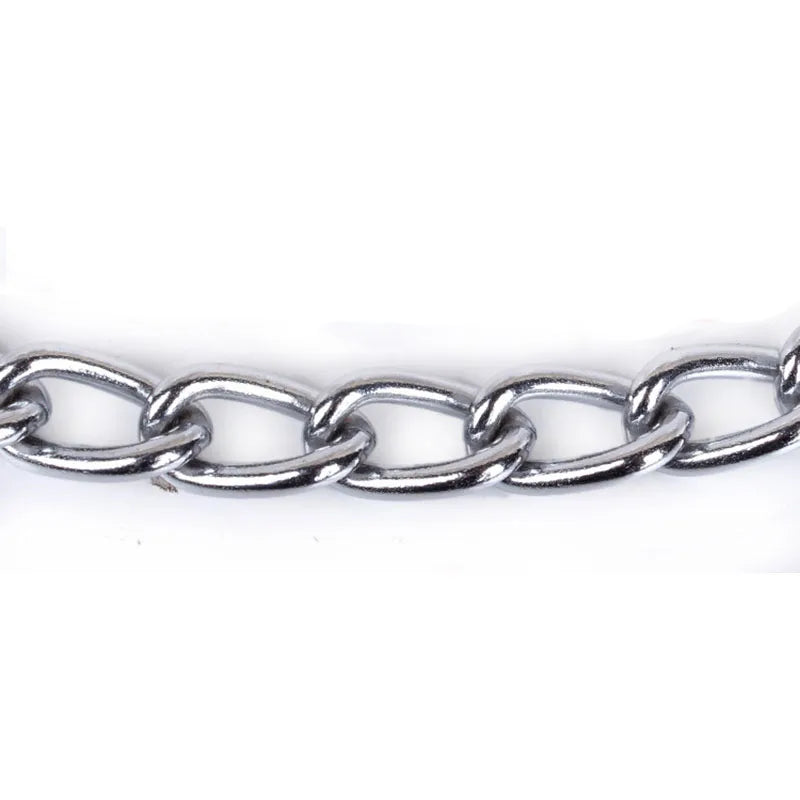 Heavy Duty Chain Dog Leash with PU Handle