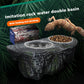 Imitation Rock Double Pot | Natural Design Water & Food Basin for Reptiles