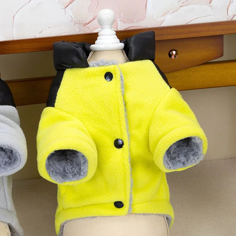 Winter Dog Clothes Warm Fleece Jacket