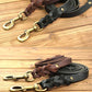 Soft Real Leather Dog Leash | Braided Design