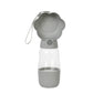 2 in 1 Dog Water Bottle with Food Container