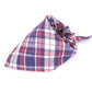 Plaid Pet Bandana | Soft Cotton