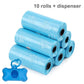 10 Roll Pet Dog Poop Bags | Dispenser Garbage Bag for Dogs & Cats | Outdoor Cleaning Supplies