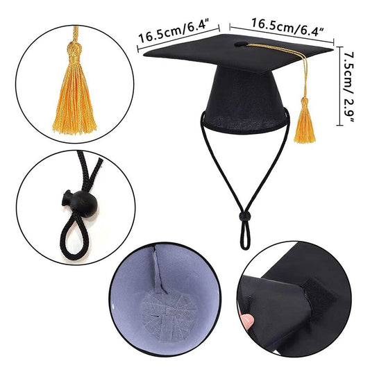Pet Graduation Cap with Tassel