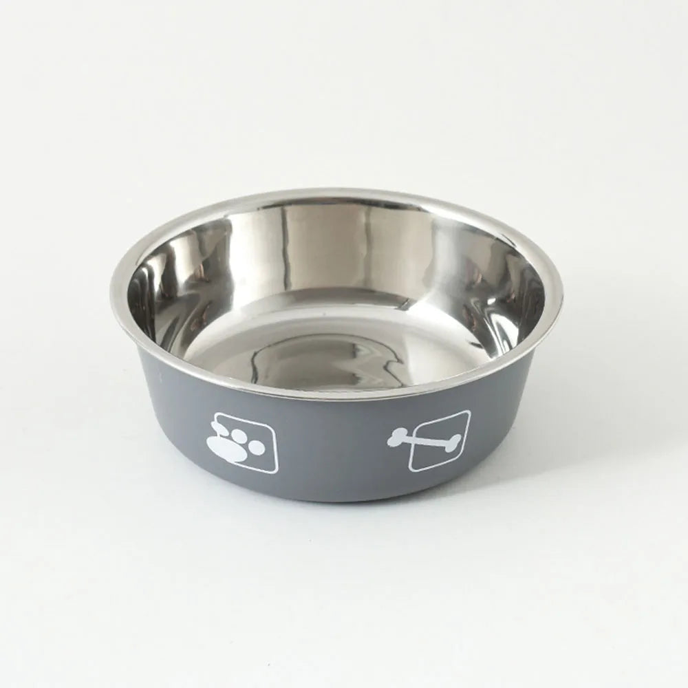 Non-Slip Food Bowl with Rubber Base
