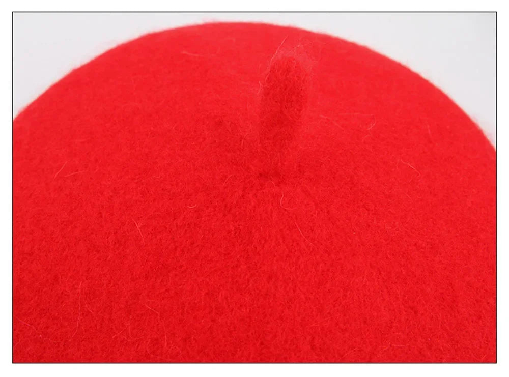 Wool Puppy Beret | Adjustable Pet Hat