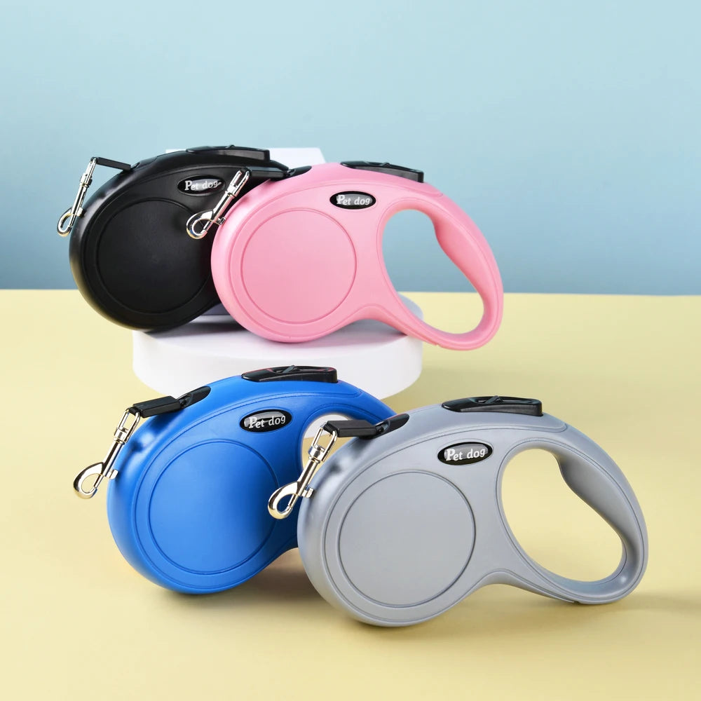 3m or 5m Retractable Pet Leash | Durable Nylon