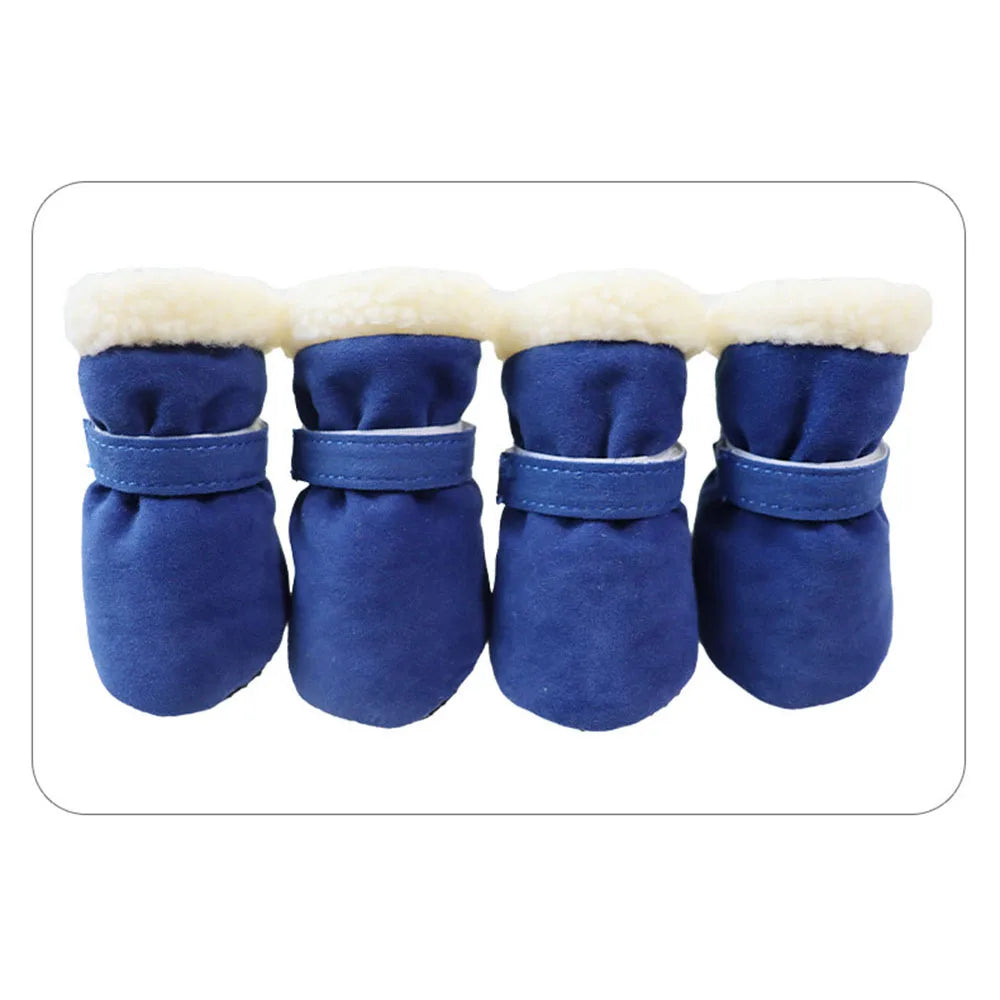 Dog Snow Boots with Anti-Slip Sole