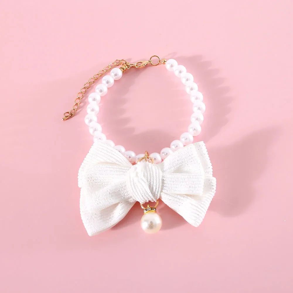Pearl Necklace for Small Pets