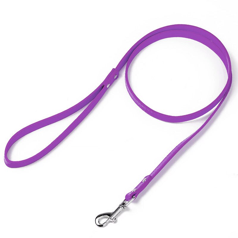 Colourful PU Leather Dog Leash | Training and Walking Leash for All Dog Sizes