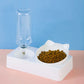 Raised Pet Feeder with Water Dispenser