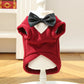 Extra-Large Winter Fleece Tuxedo with Bow Tie