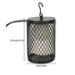 Anti-Scald 100W Reptile Heating Lamp Cage | Infrared Heat for Turtles, Snakes, and Small Pets