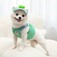 Cartoon Pet Harness Leash Sun Hat Set