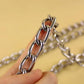 Heavy Duty Chain Dog Leash with PU Handle