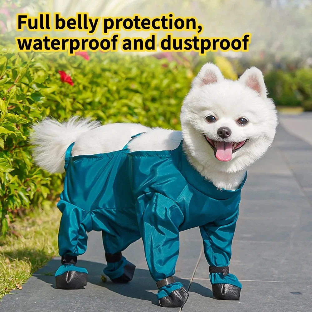 Dustproof Pet Pants with Foot Cover
