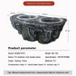 Imitation Rock Double Pot | Natural Design Water & Food Basin for Reptiles