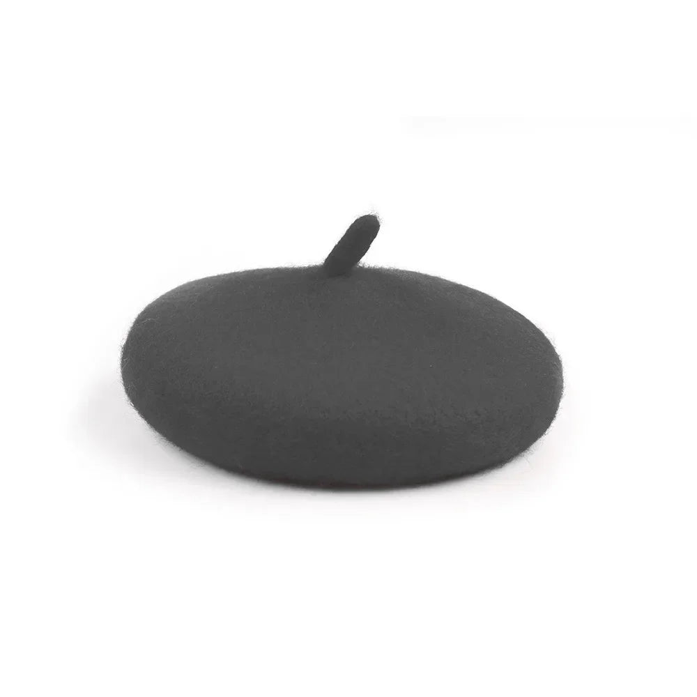 Wool Puppy Beret | Adjustable Pet Hat